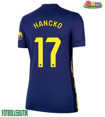 Atletico Madrid David Hancko #17 Bortatröja Kvinnor 2025-26 Kortärmad